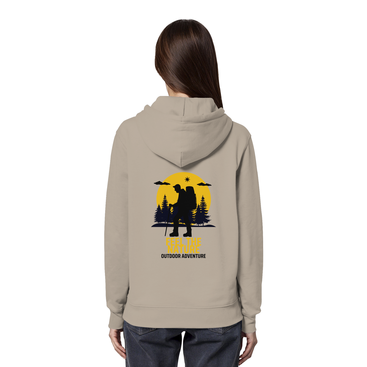 FEEL THE NATURE – Outdoor Adventure - Organic Hoodie