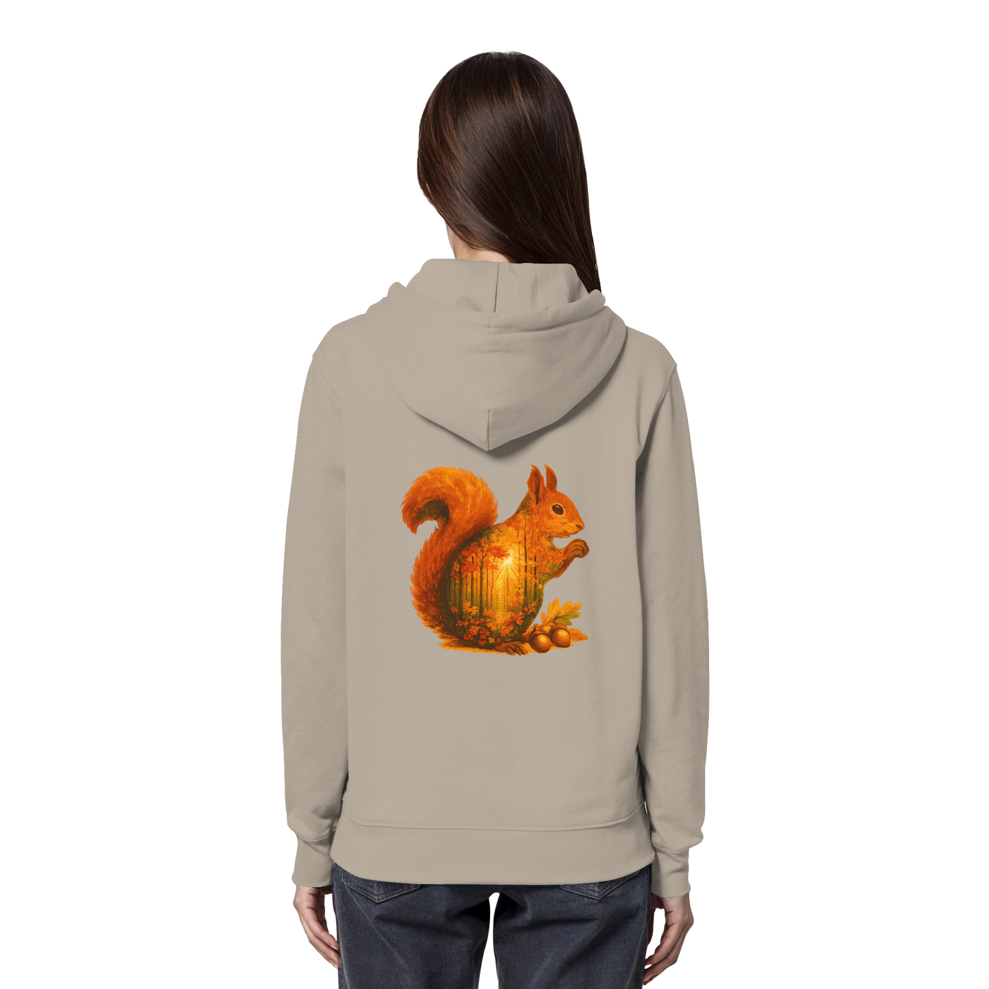 Squirrel – Spirit of Energy - Organic Hoodie