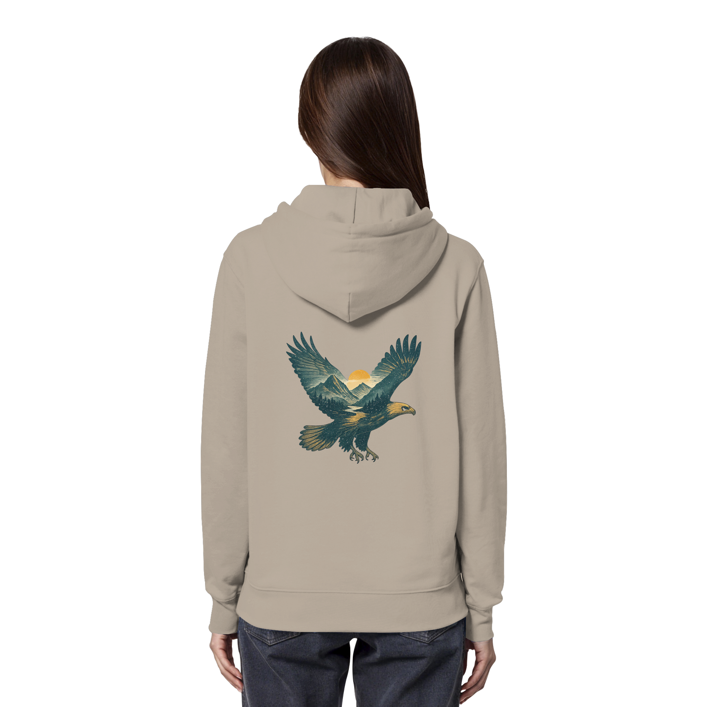 Adler Spirit of Freedom - Organic Hoodie