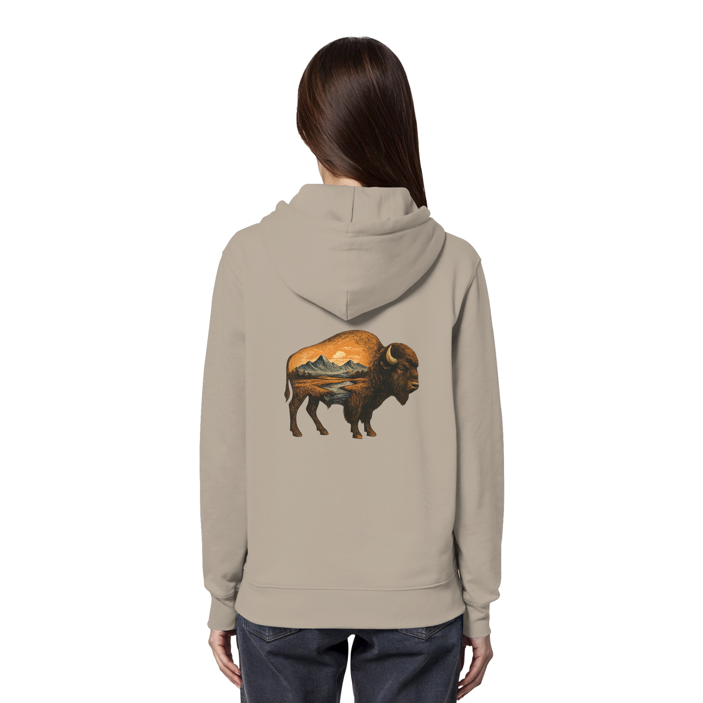 Bison – Spirit of Endurance - Organic Hoodie