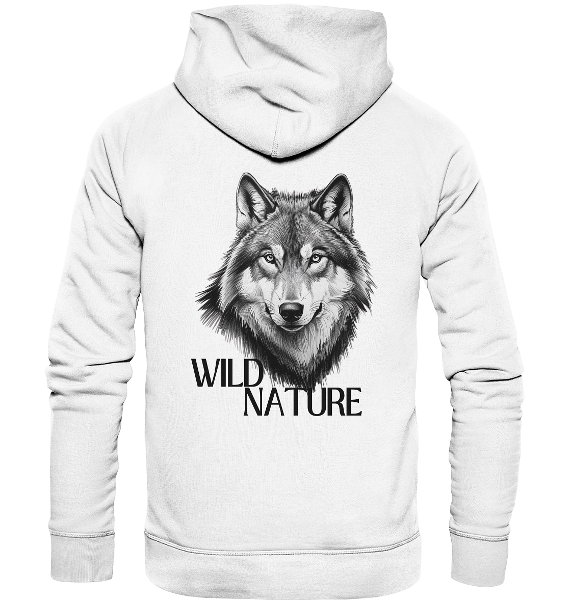 Wild Nature Wolf - Organic Hoodie