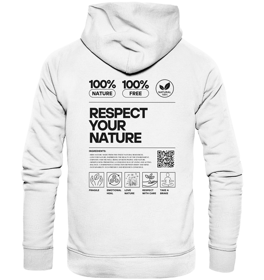 Respect Your Natur - Organic Hoodie