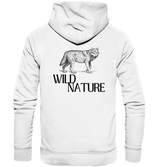 Wild Nature Wolf - Organic Hoodie