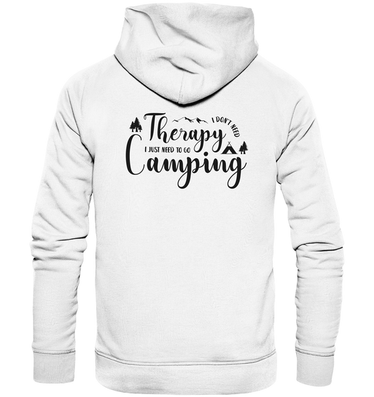 Camping Therapy - Organic Hoodie