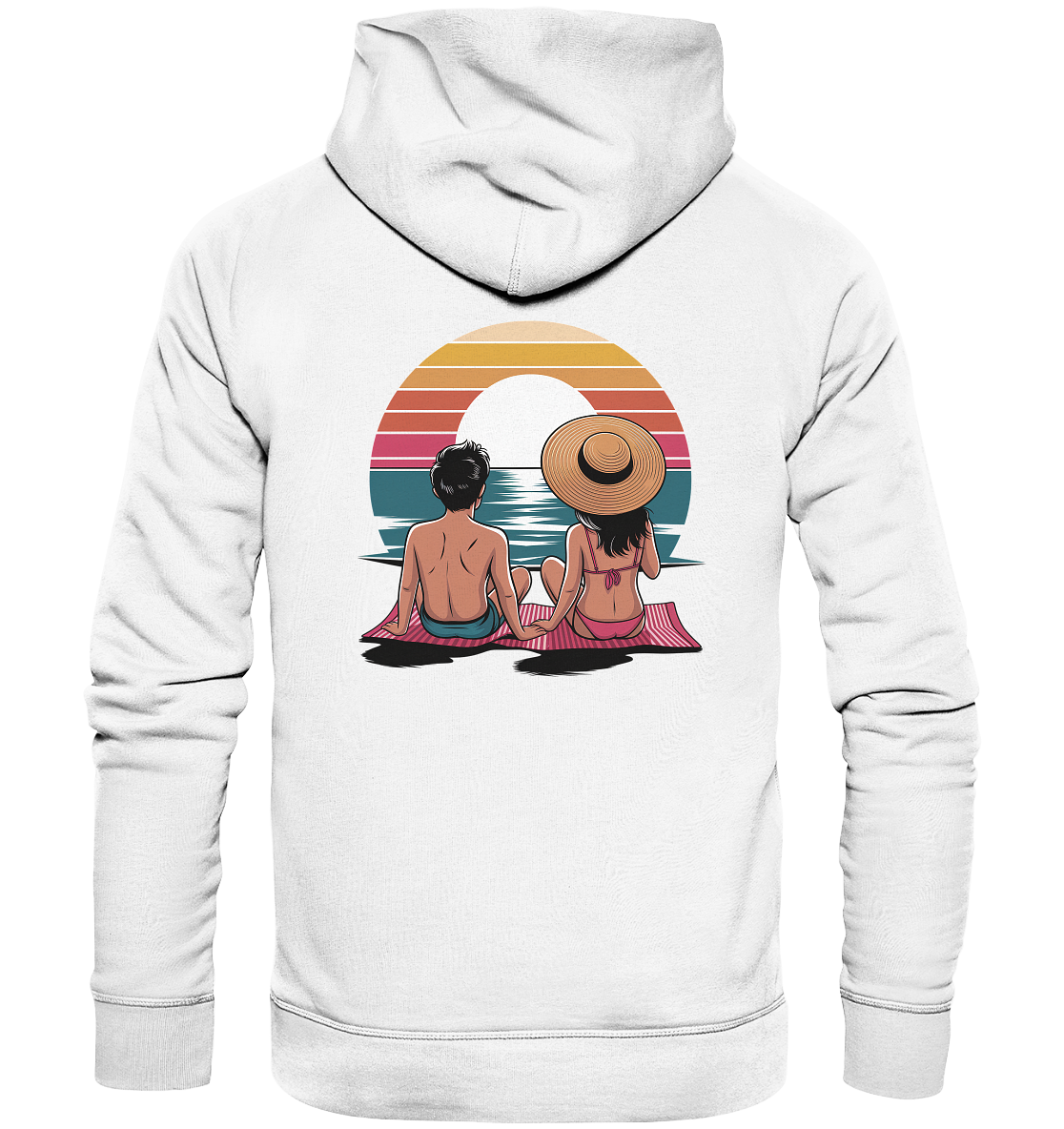 SUNSET COUPLE – Ocean Moments - Organic Hoodie
