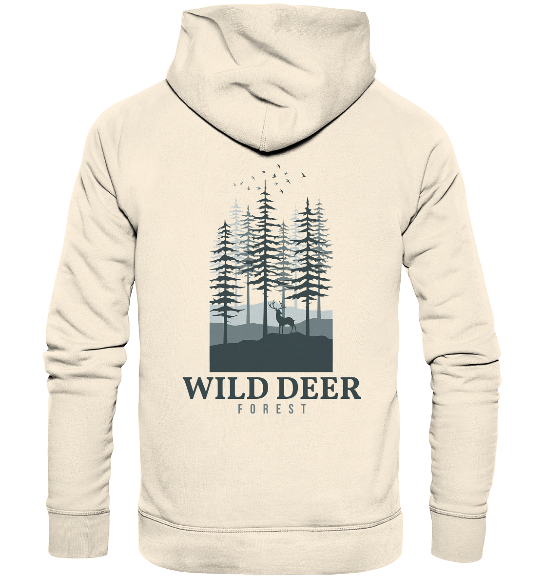 WILD DEER – Forest Edition - Organic Hoodie