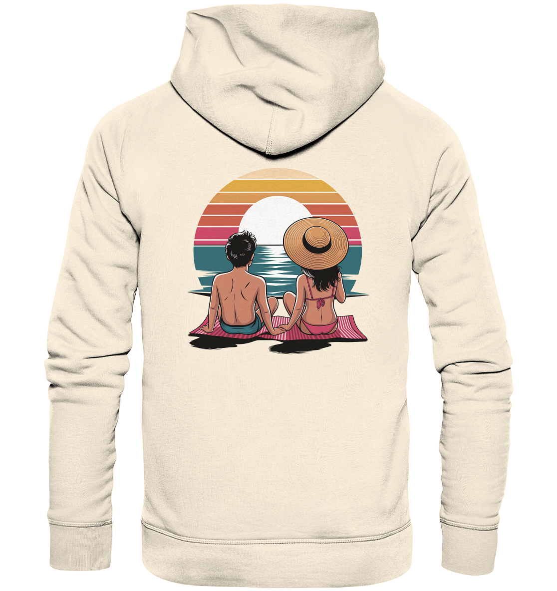 SUNSET COUPLE – Ocean Moments - Organic Hoodie