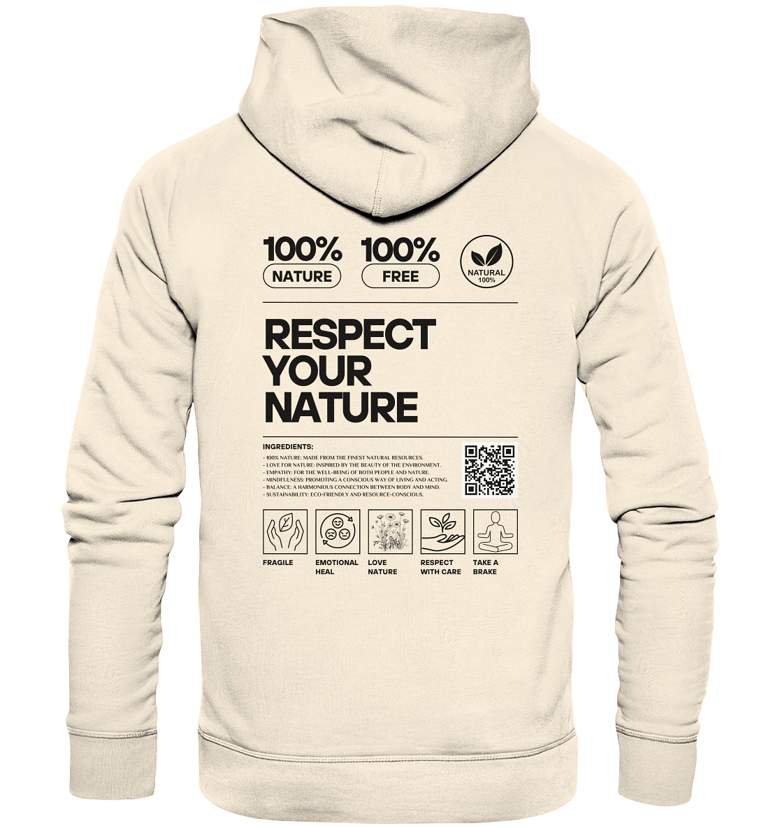Respect Your Nature - Organic Hoodie