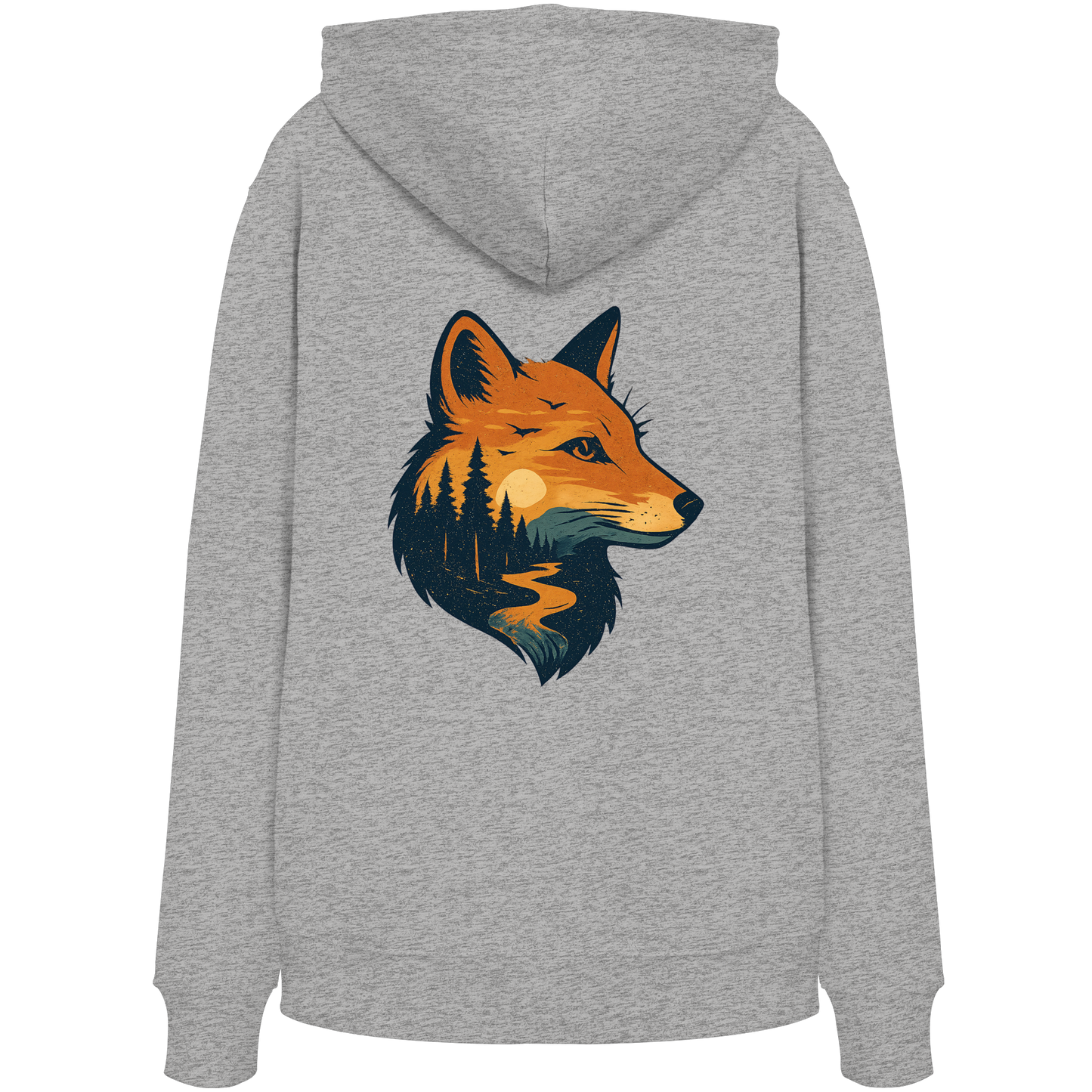 Fox – Curious Spirit - Organic Hoodie
