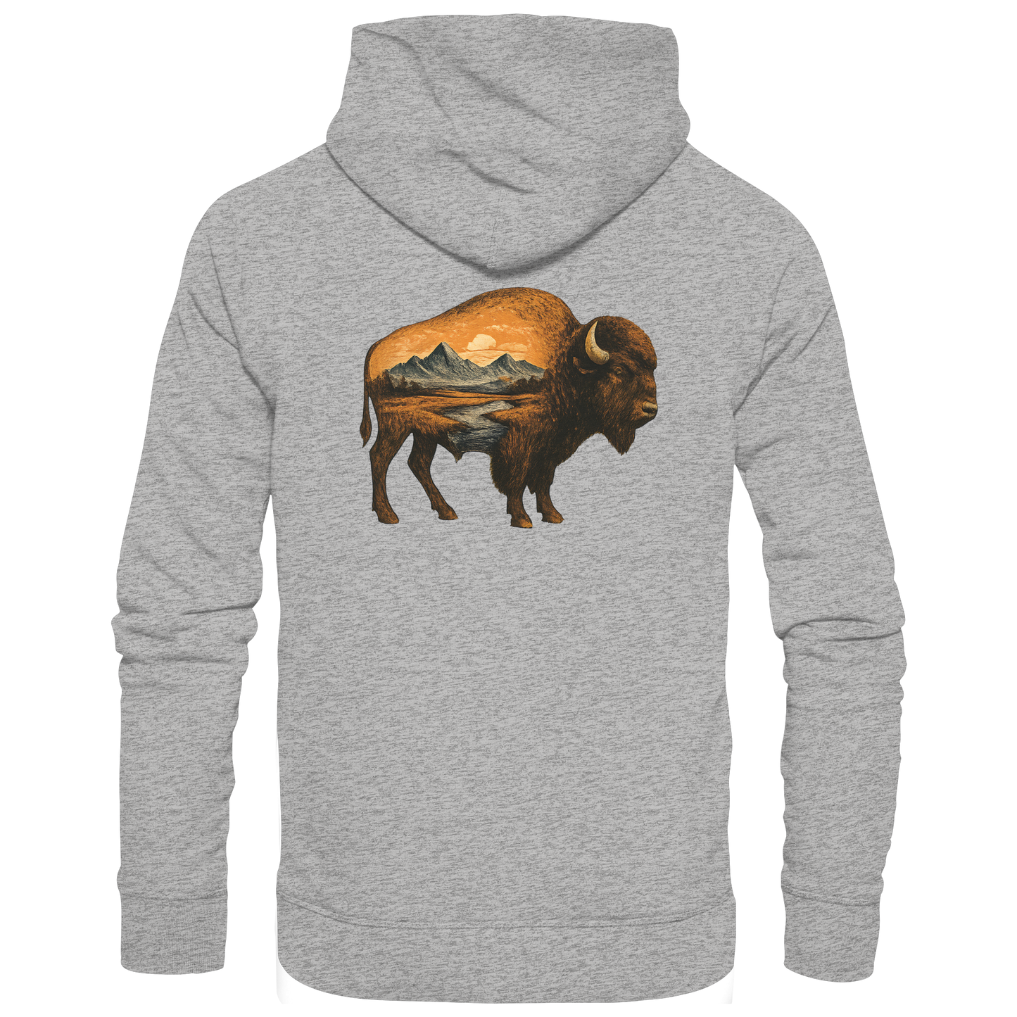 Bison – Spirit of Endurance - Organic Hoodie