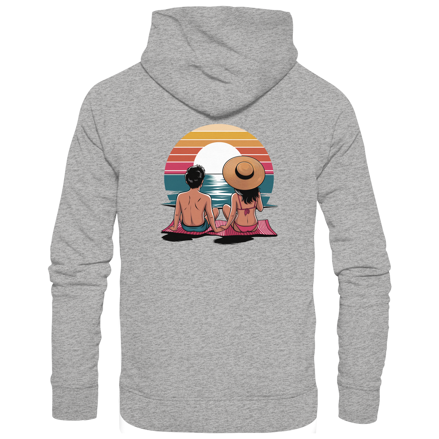SUNSET COUPLE – Ocean Moments - Organic Hoodie