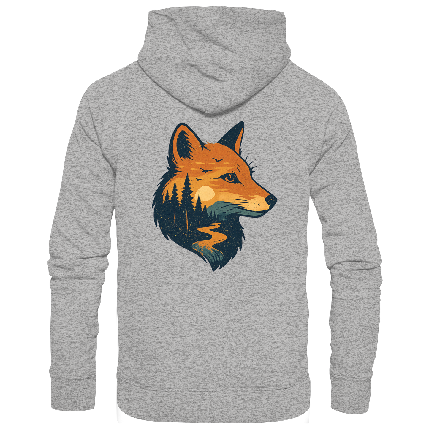Fox – Curious Spirit - Organic Hoodie