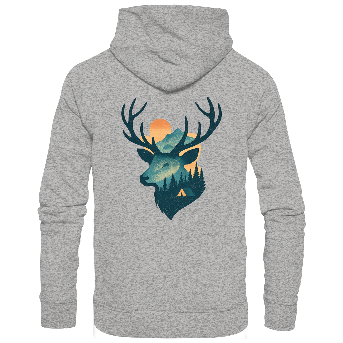 Hirsch – Strength of the Wild - Organic Hoodie