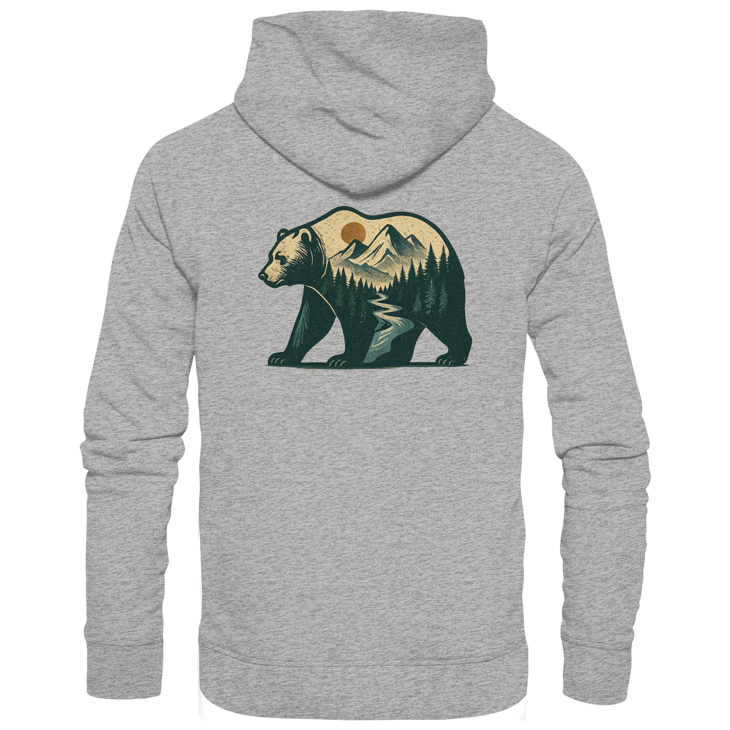 Bear – Spirit of Power - Organic Hoodie