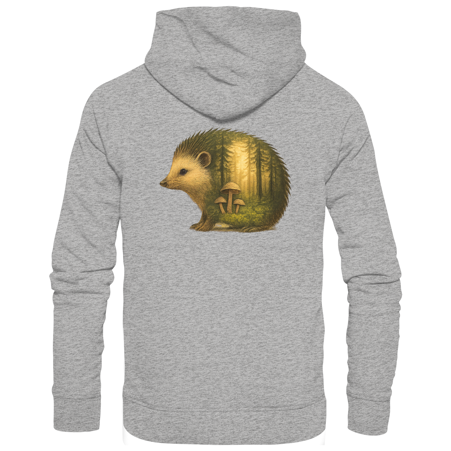 Hedgehog – Spirit of Protection - Organic Hoodie
