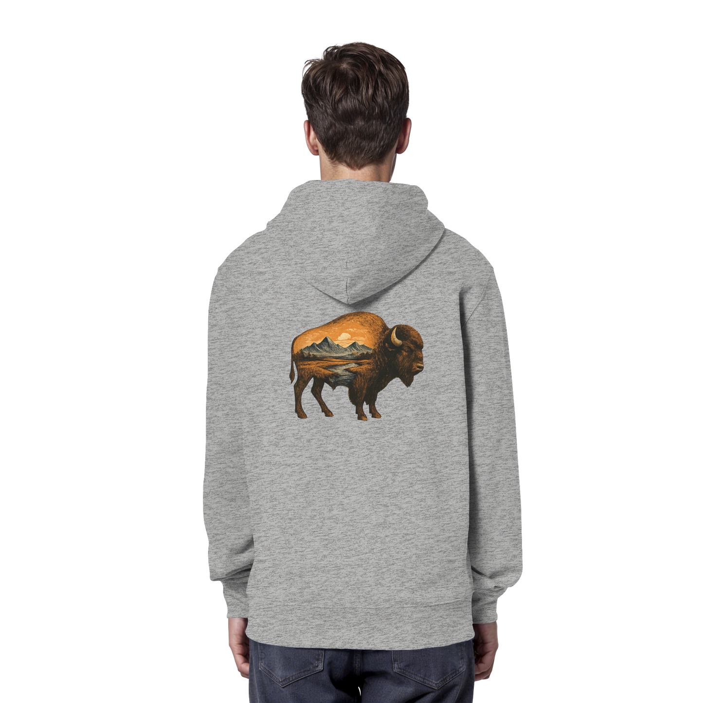 Bison – Spirit of Endurance - Organic Hoodie
