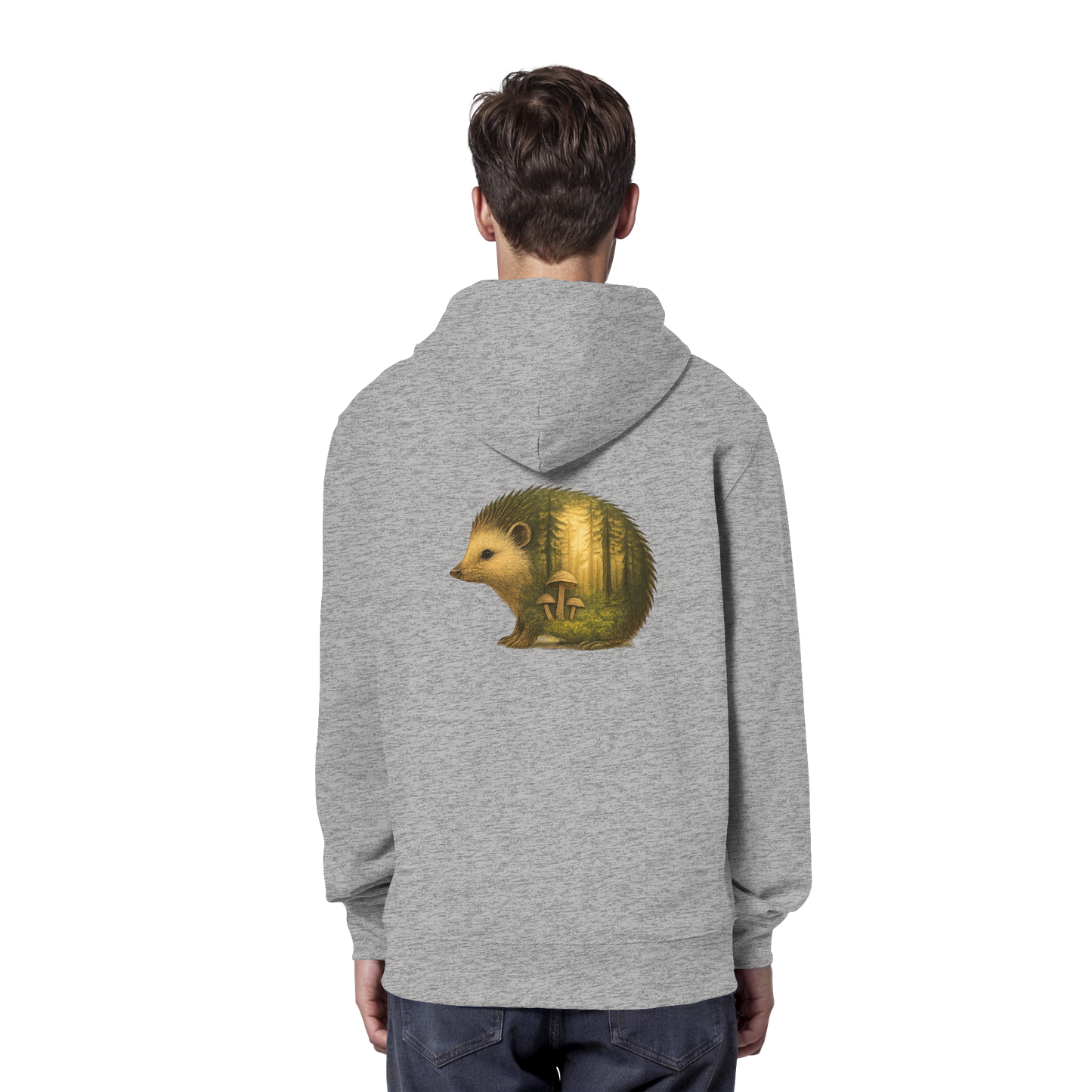 Hedgehog – Spirit of Protection - Organic Hoodie