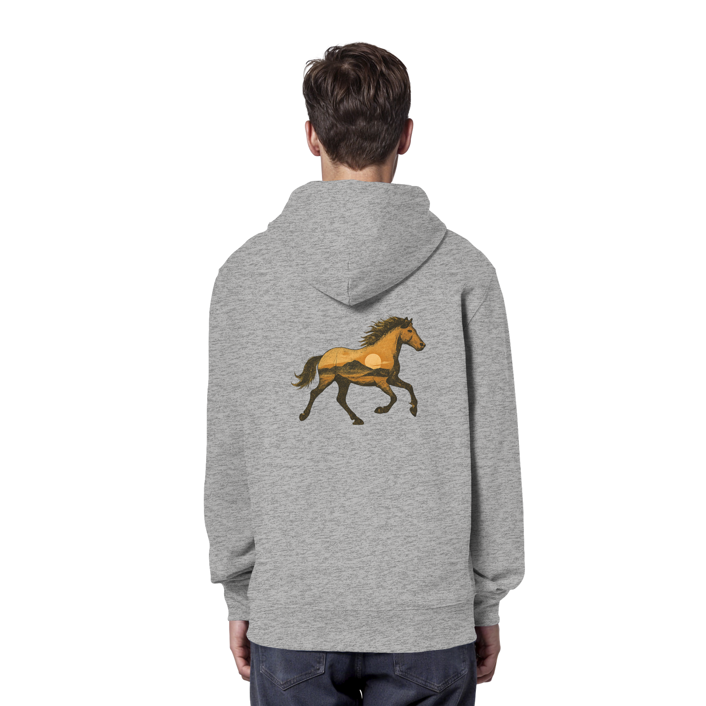 Wild Horse – Spirit of Freedom - Organic Hoodie