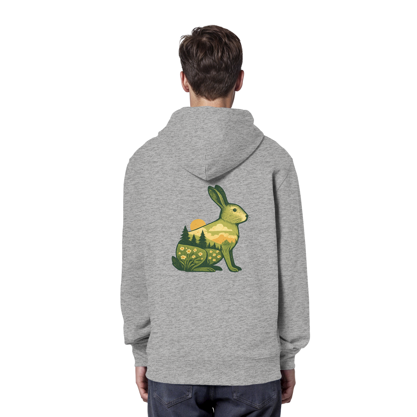 Rabbit – Spirit of Growth - Organic Hoodie