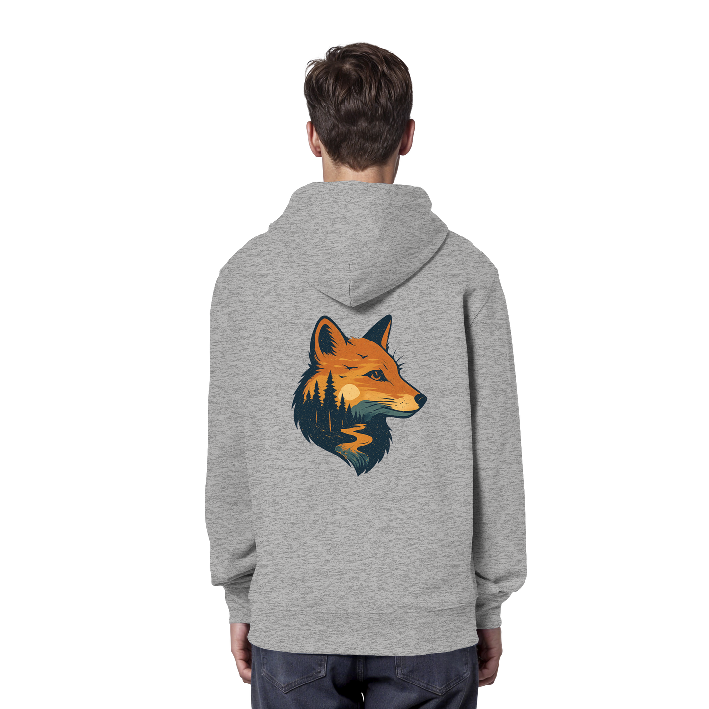 Fox – Curious Spirit - Organic Hoodie