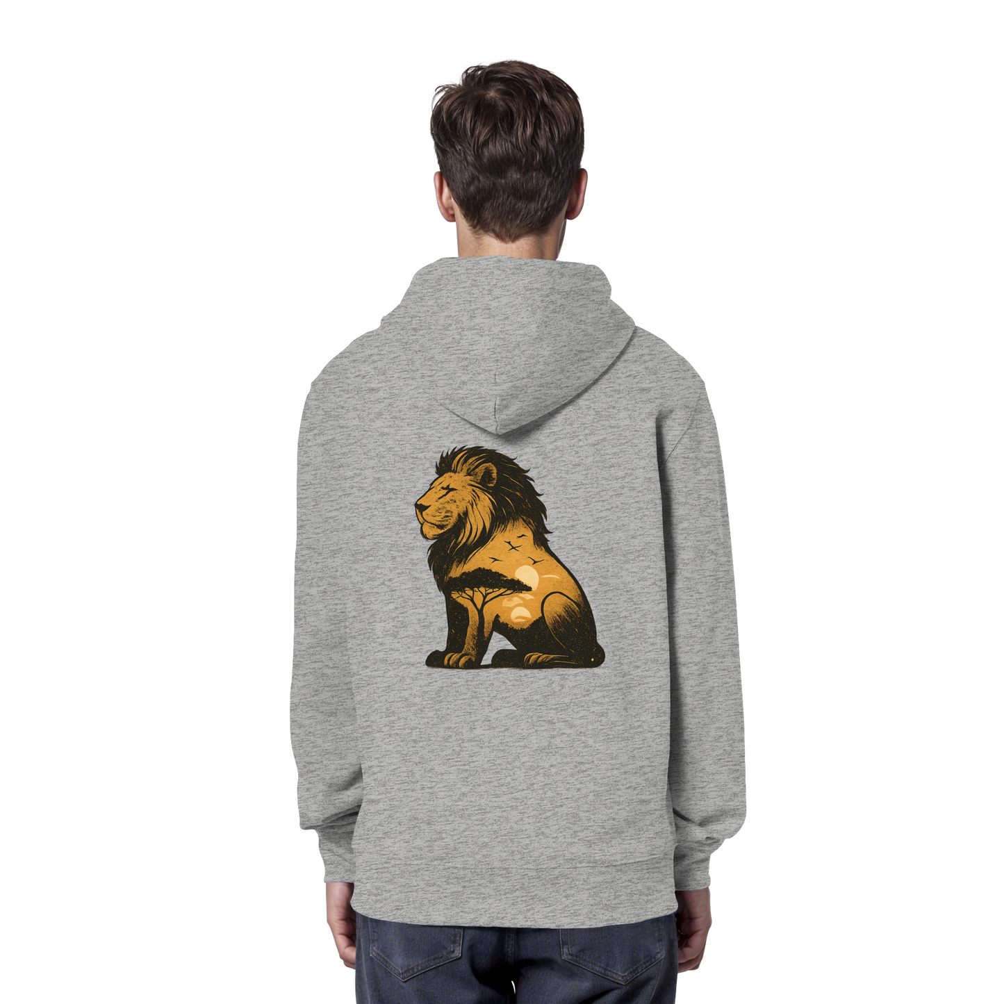Lion – Spirit of Courage - Organic Hoodie