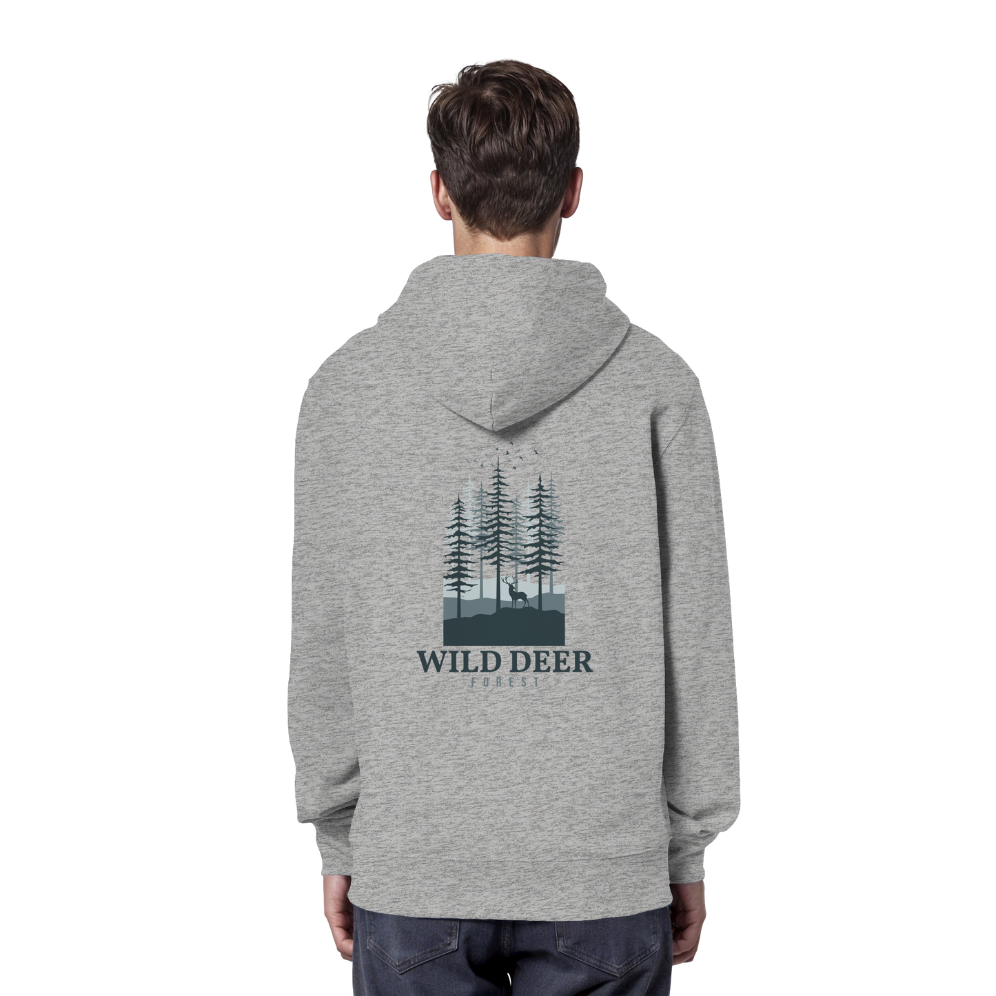WILD DEER – Forest Edition - Organic Hoodie