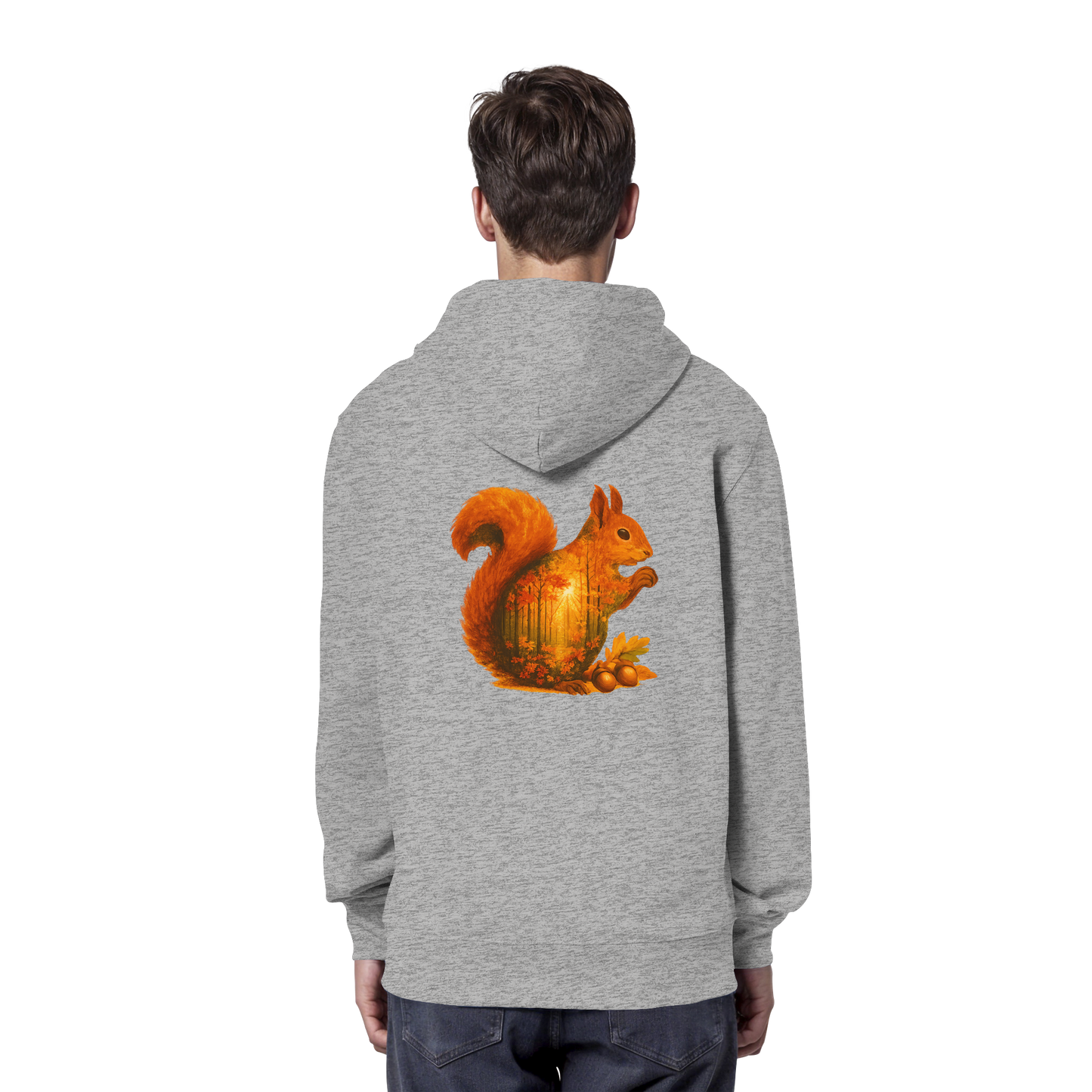 Squirrel – Spirit of Energy - Organic Hoodie