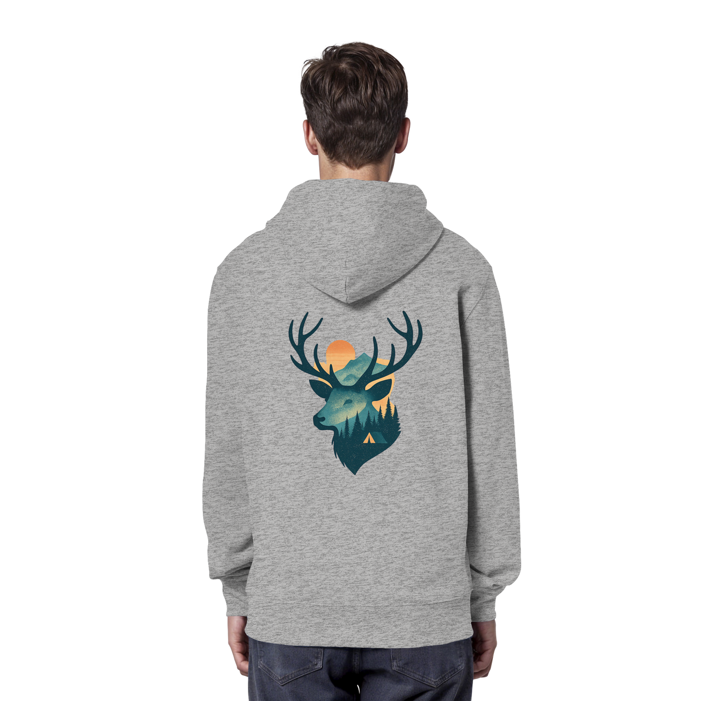 Hirsch – Strength of the Wild - Organic Hoodie