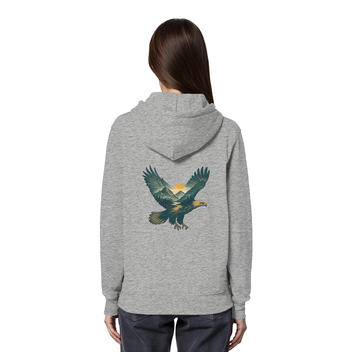 Adler Spirit of Freedom - Organic Hoodie