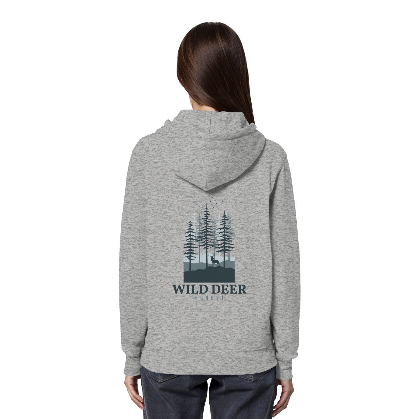 WILD DEER – Forest Edition - Organic Hoodie