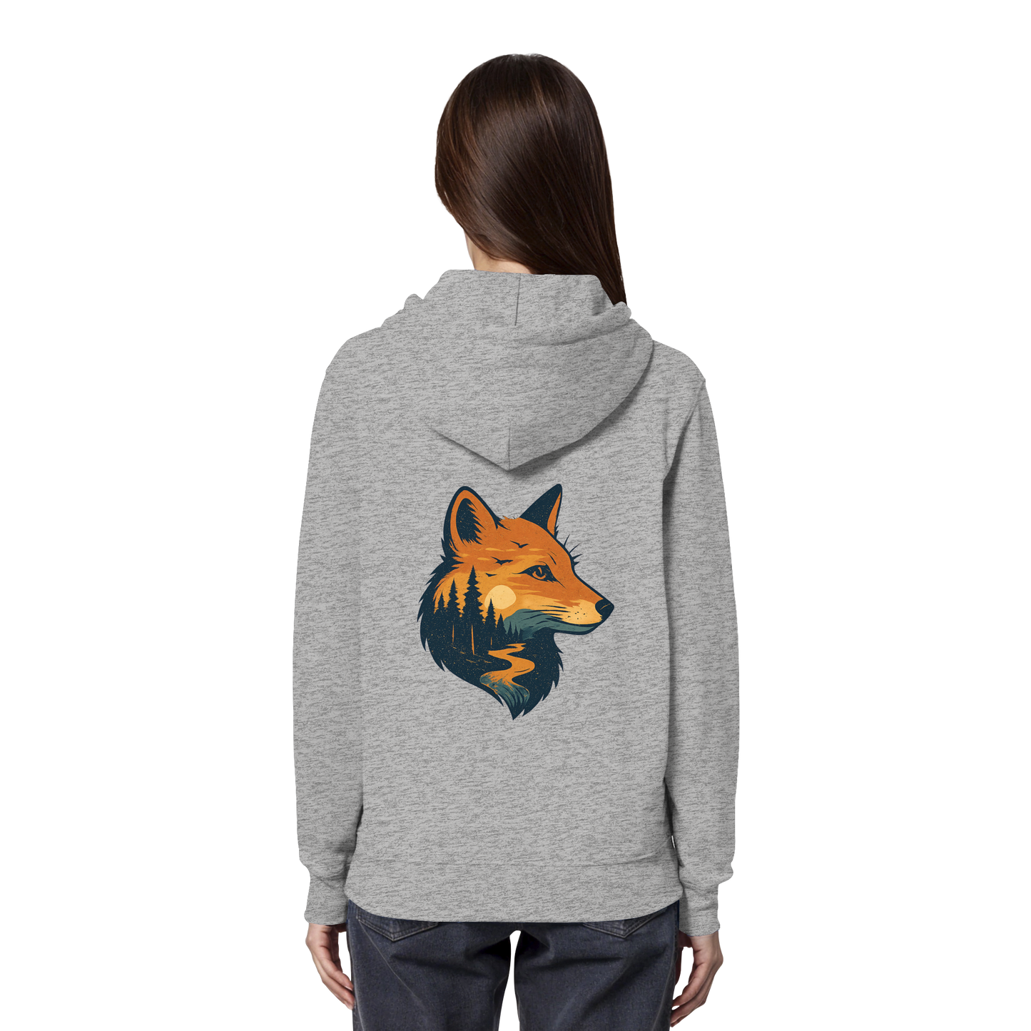 Fox – Curious Spirit - Organic Hoodie