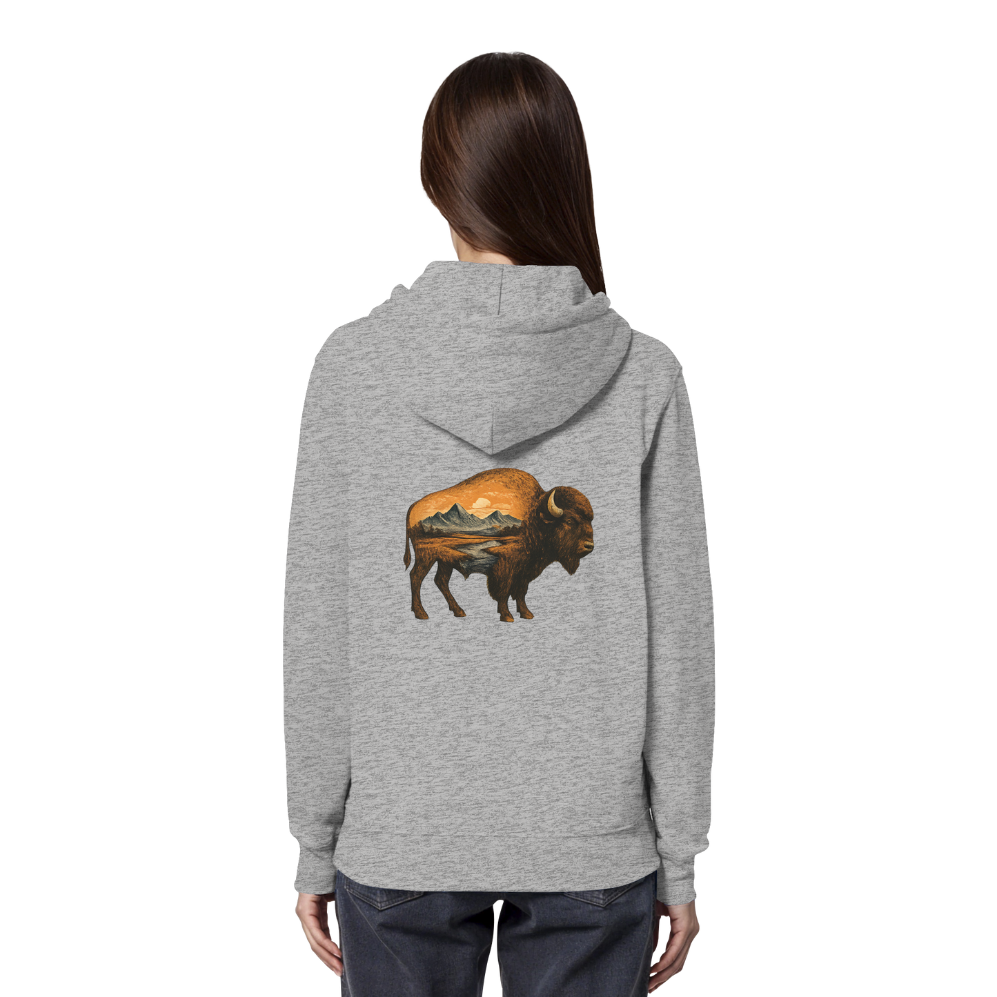 Bison – Spirit of Endurance - Organic Hoodie
