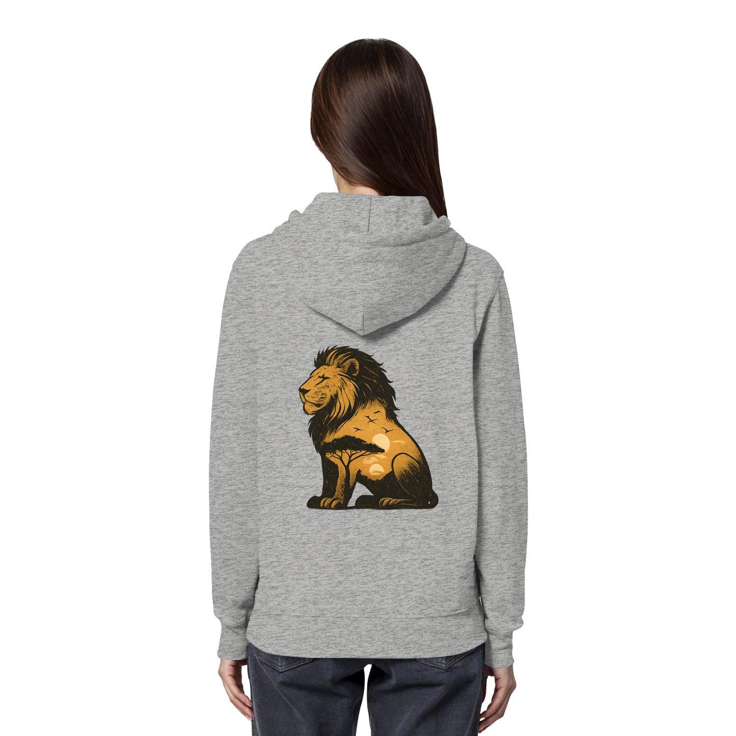 Lion – Spirit of Courage - Organic Hoodie
