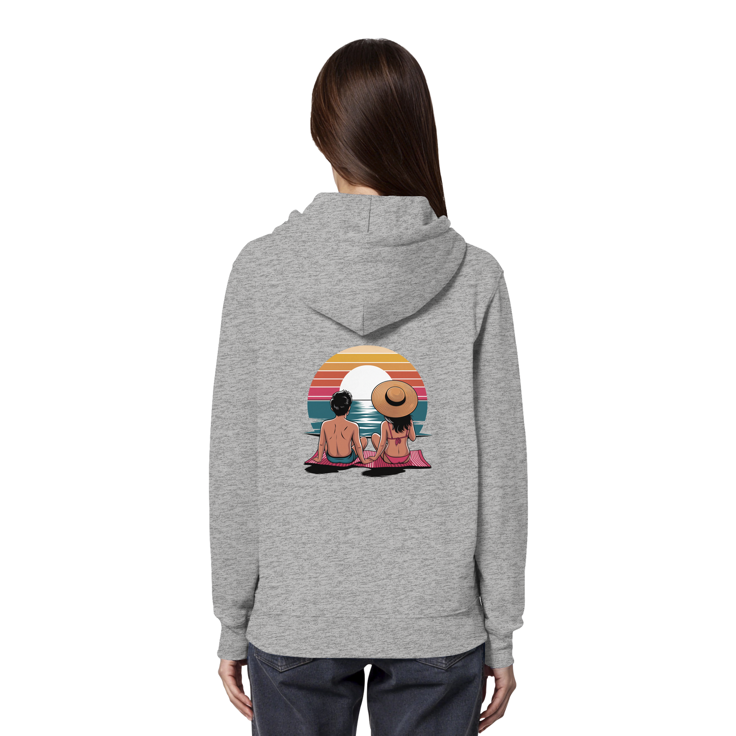 SUNSET COUPLE – Ocean Moments - Organic Hoodie