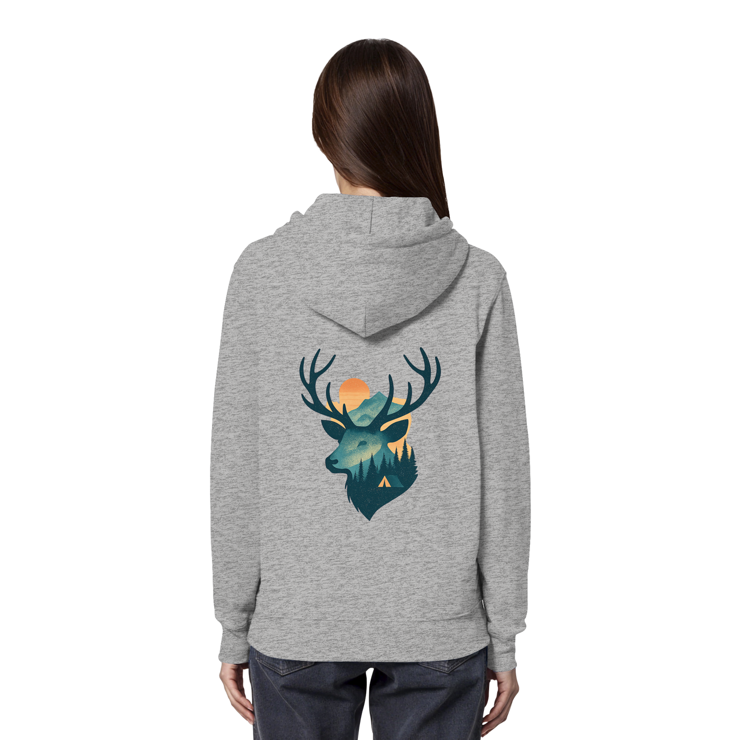 Hirsch – Strength of the Wild - Organic Hoodie