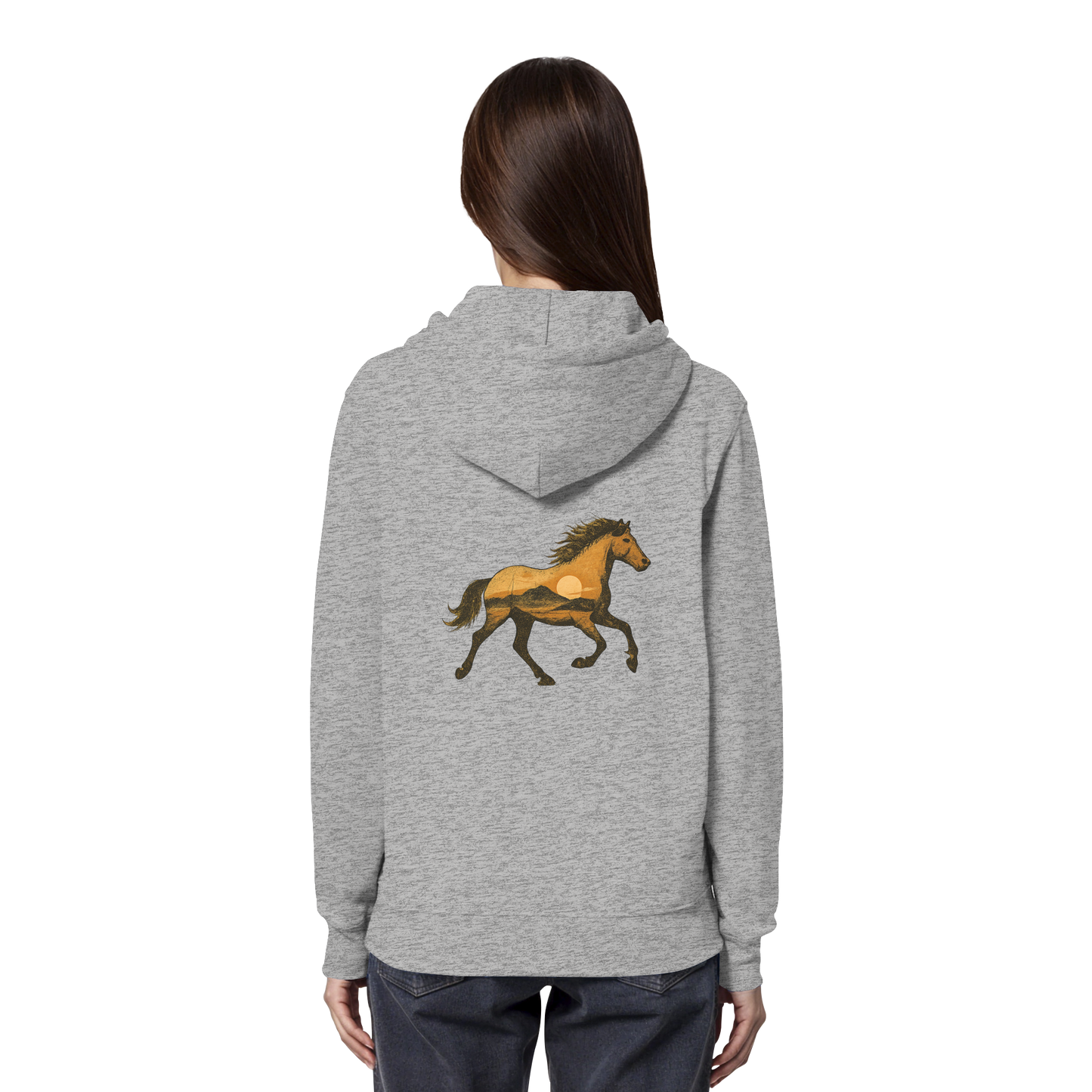 Wild Horse – Spirit of Freedom - Organic Hoodie