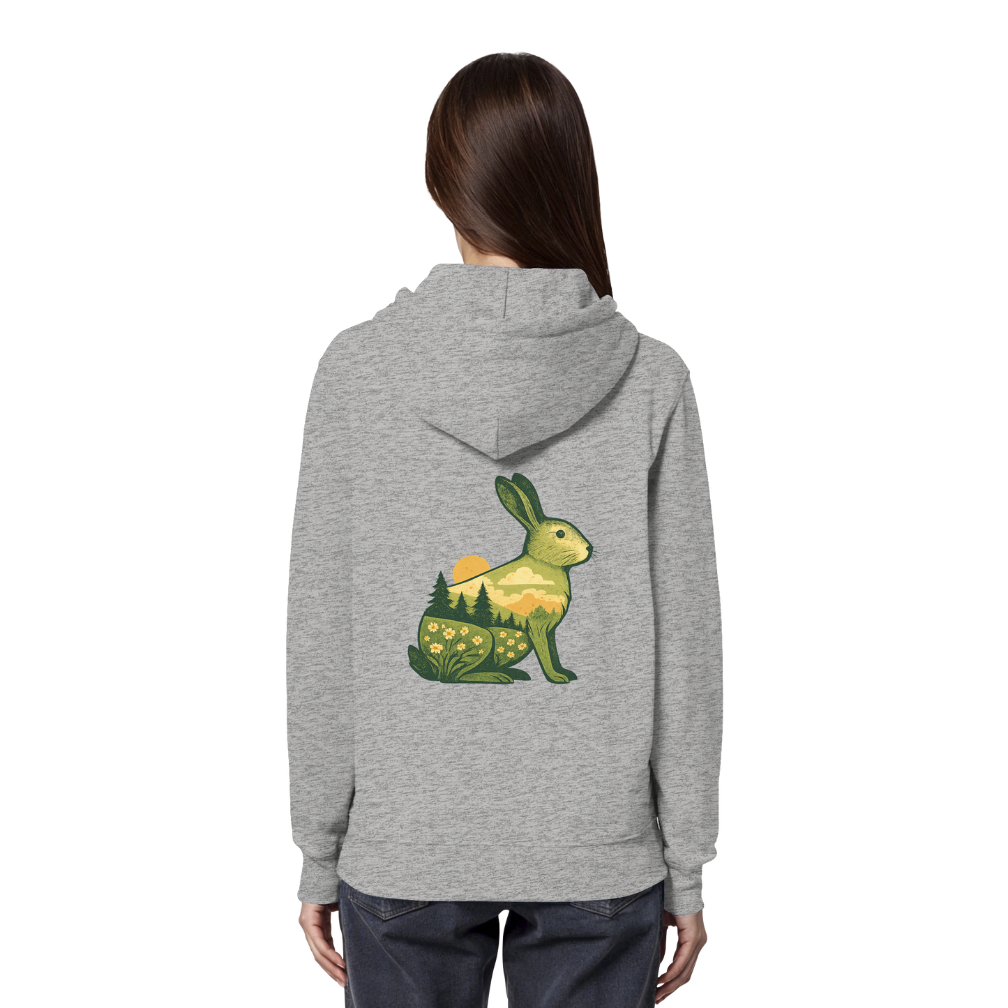 Rabbit – Spirit of Growth - Organic Hoodie