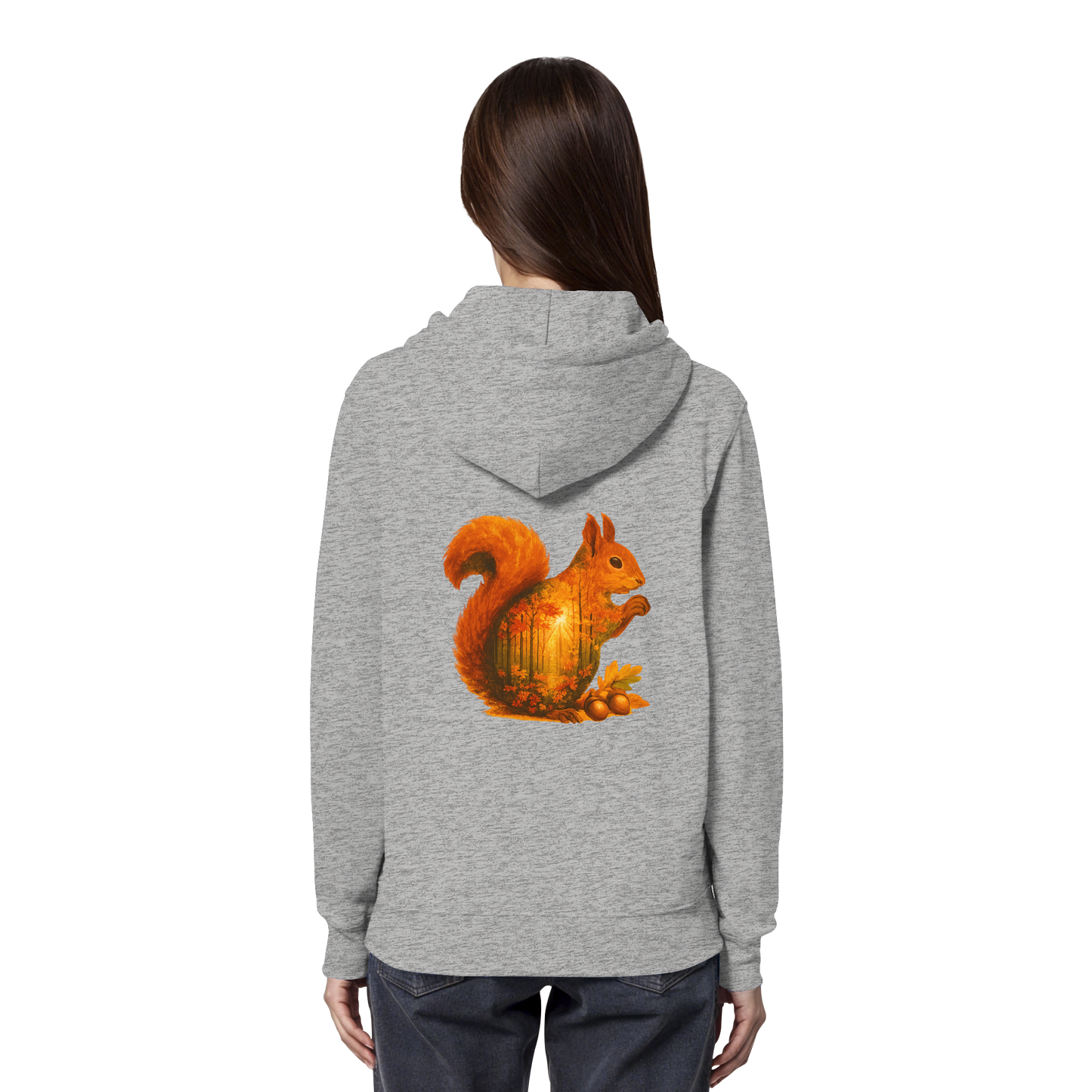 Squirrel – Spirit of Energy - Organic Hoodie