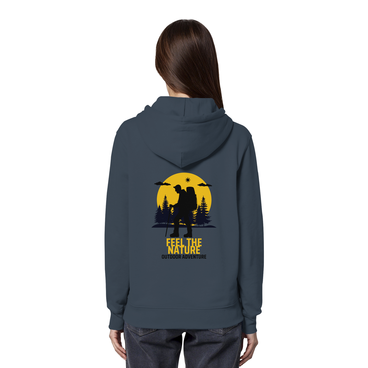 FEEL THE NATURE – Outdoor Adventure - Organic Hoodie