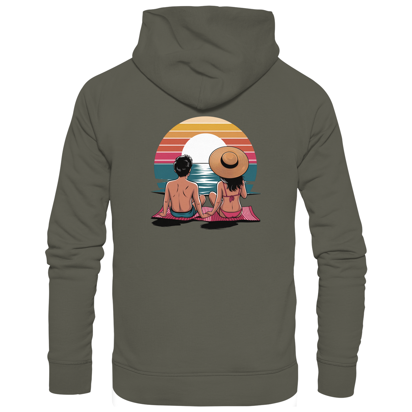 SUNSET COUPLE – Ocean Moments - Organic Hoodie