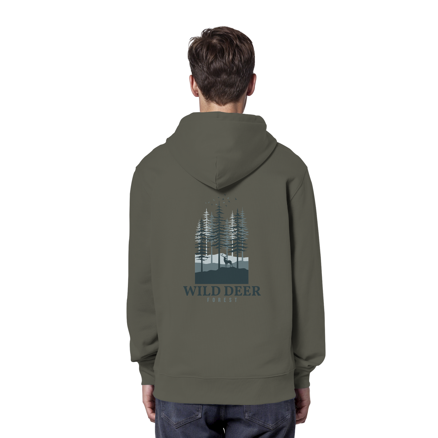 WILD DEER – Forest Edition - Organic Hoodie