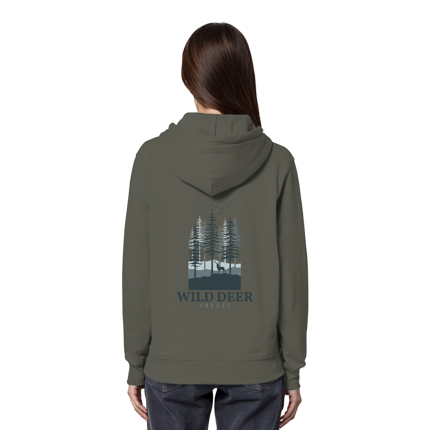 WILD DEER – Forest Edition - Organic Hoodie