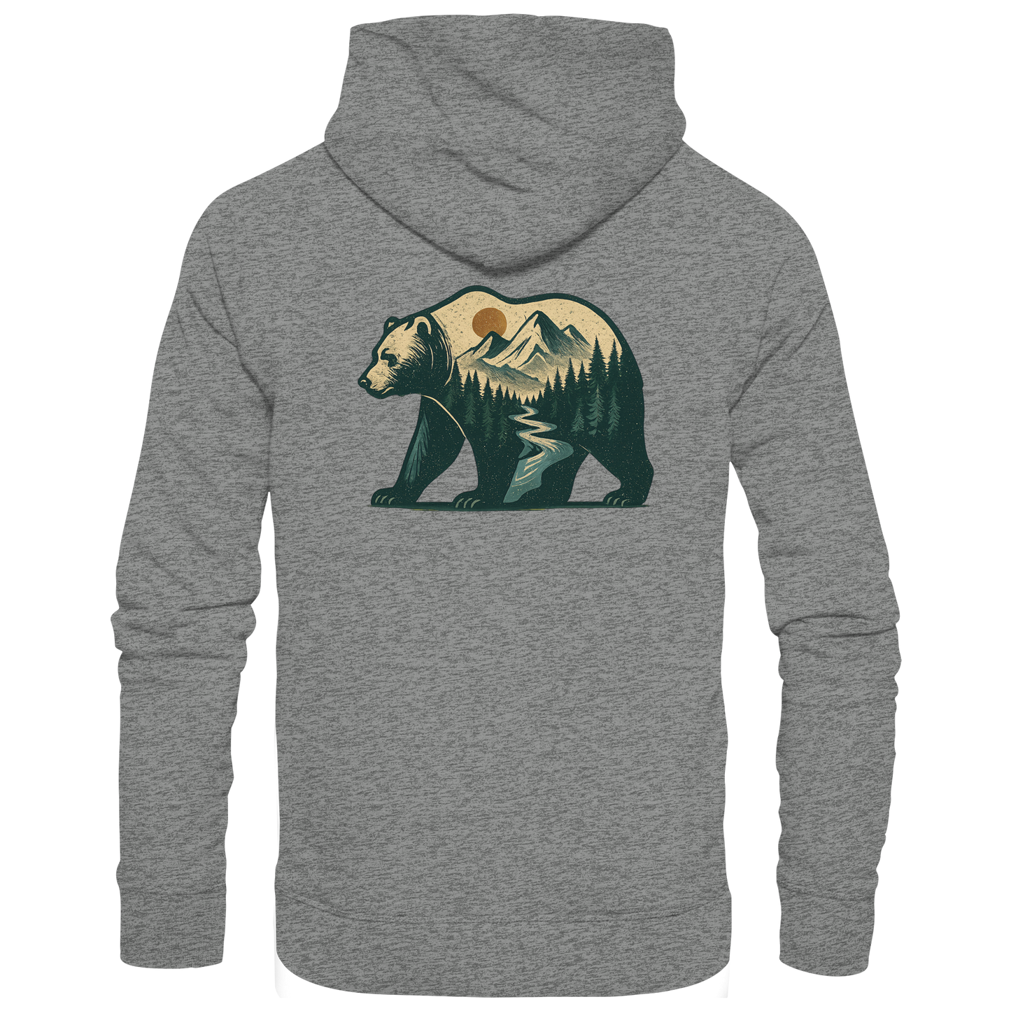 Bear – Spirit of Power - Organic Hoodie