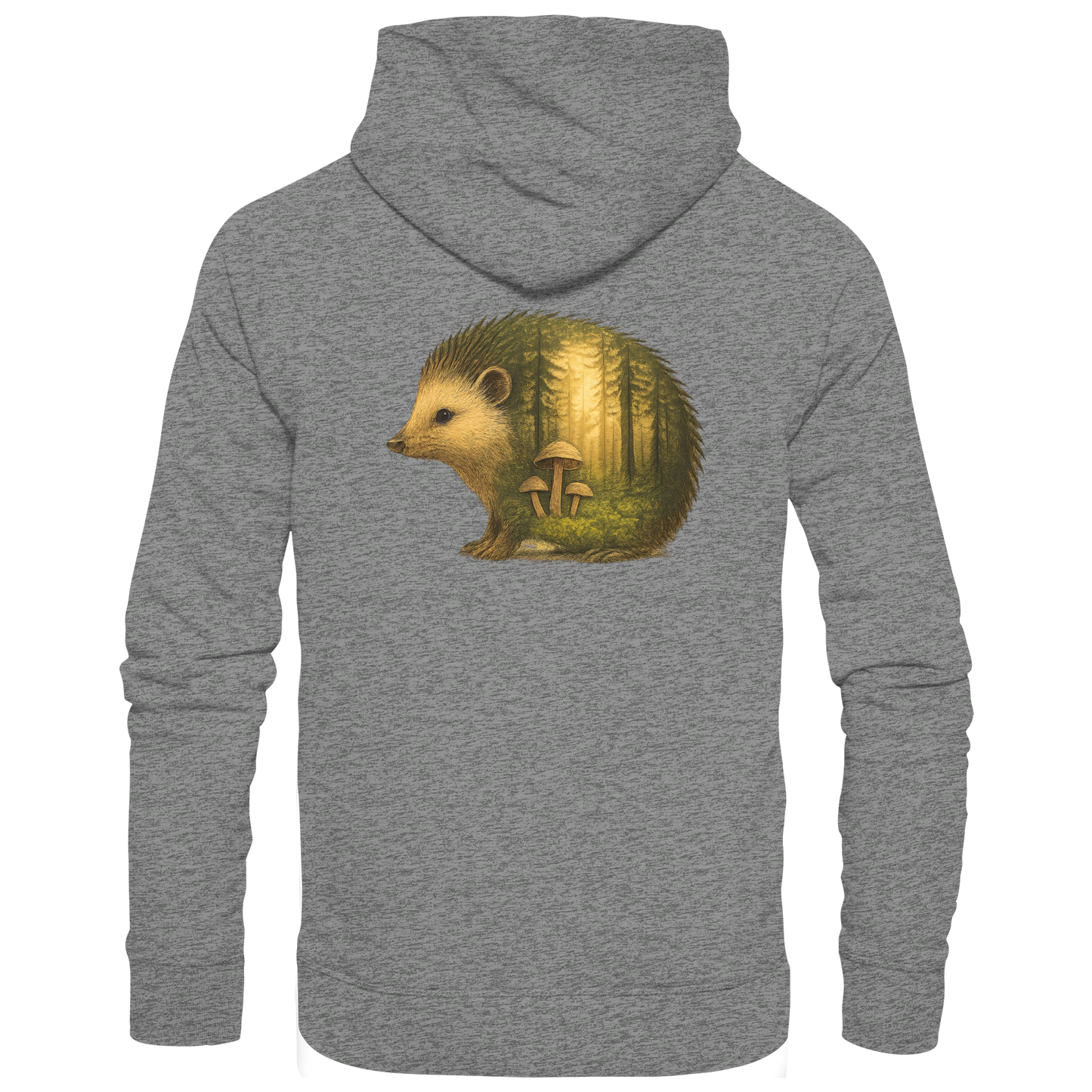 Hedgehog – Spirit of Protection - Organic Hoodie