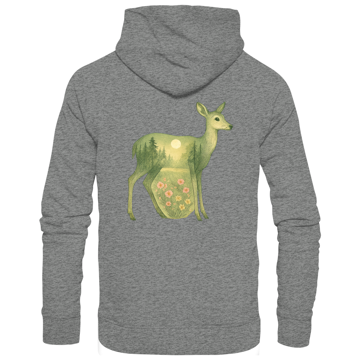 Deer – Spirit of Grace - Organic Hoodie