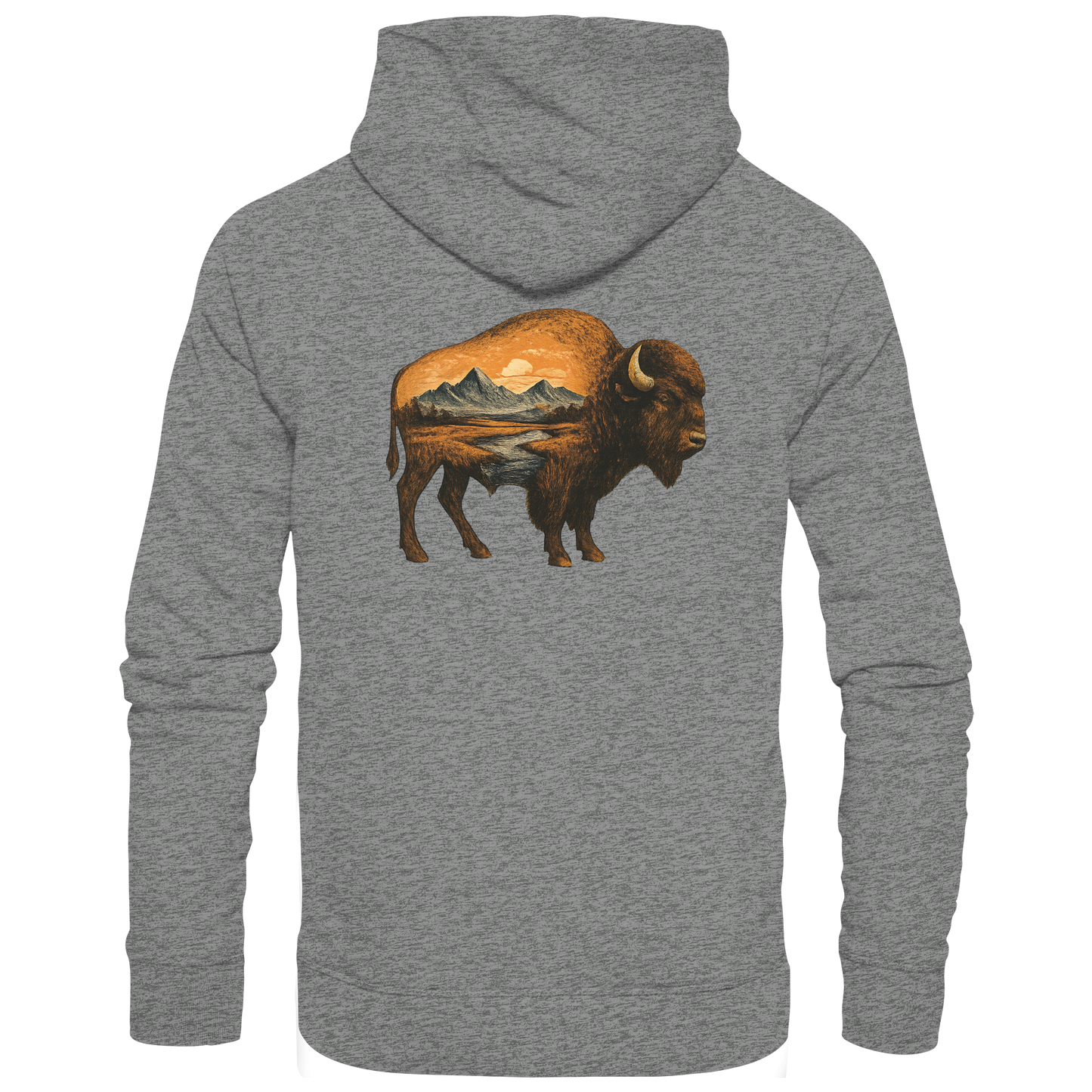 Bison – Spirit of Endurance - Organic Hoodie