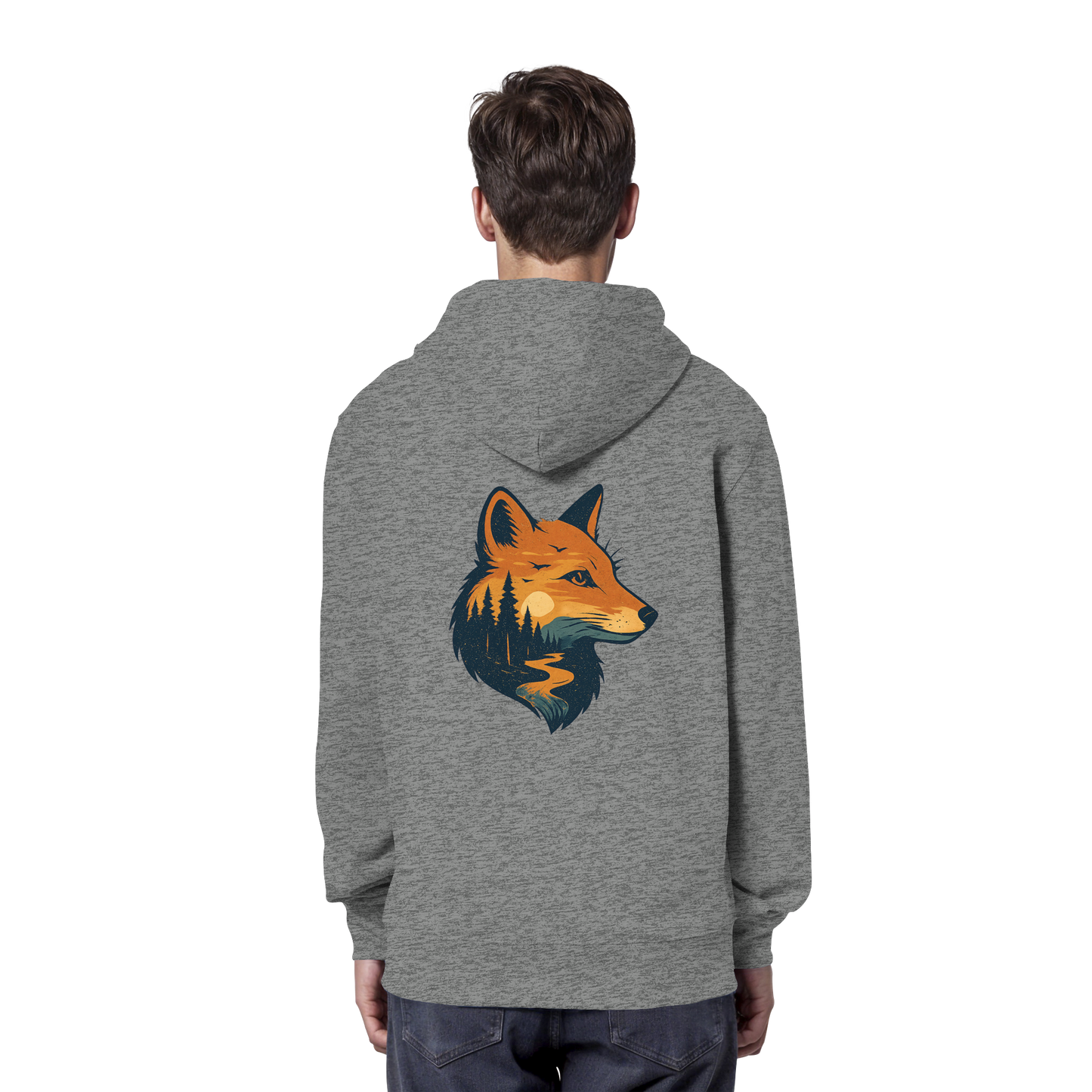 Fox – Curious Spirit - Organic Hoodie