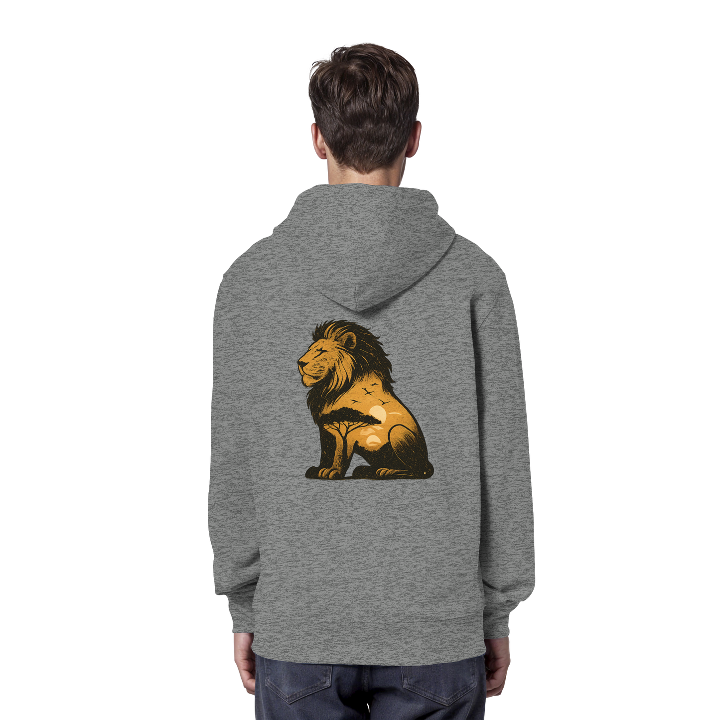 Lion – Spirit of Courage - Organic Hoodie
