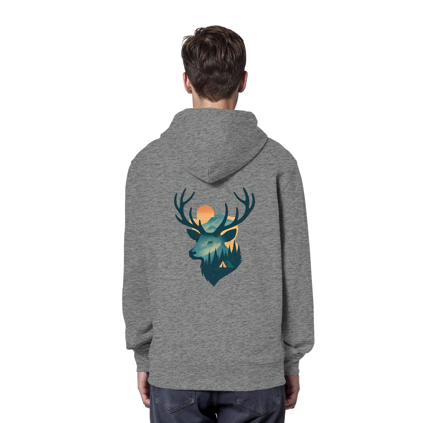 Hirsch – Strength of the Wild - Organic Hoodie