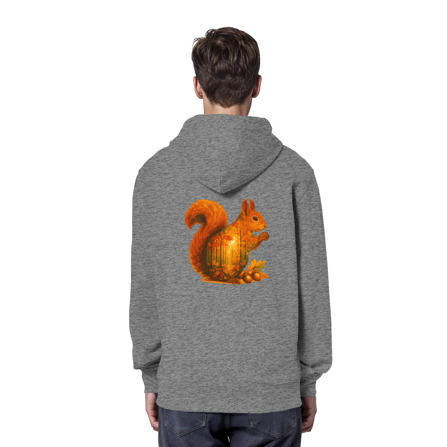 Squirrel – Spirit of Energy - Organic Hoodie